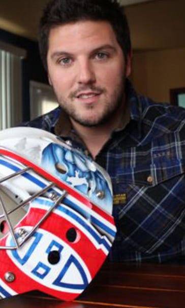 Coyote goalie's mask a canvas for Canadian artist